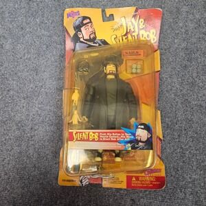 Silent Bob Action Figure Graphitti Designs 1998 Vintage Toy View Askew